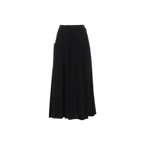 Yohji Yamamoto Y'S FW24 Повседневная длинная юбка женская черная