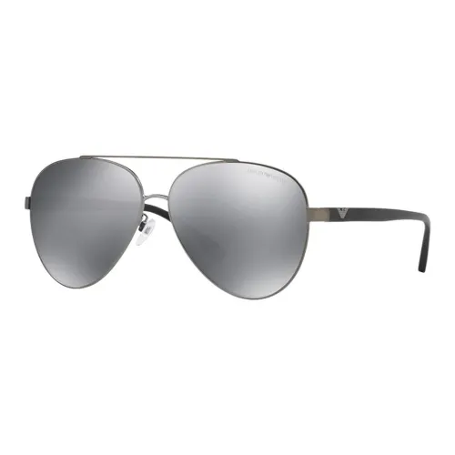 EMPORIO ARMANI Солнцезащитные очки Серебристо-серый Унисекс