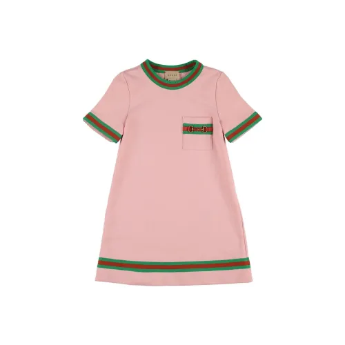 GUCCI Розовые Платья для Детей