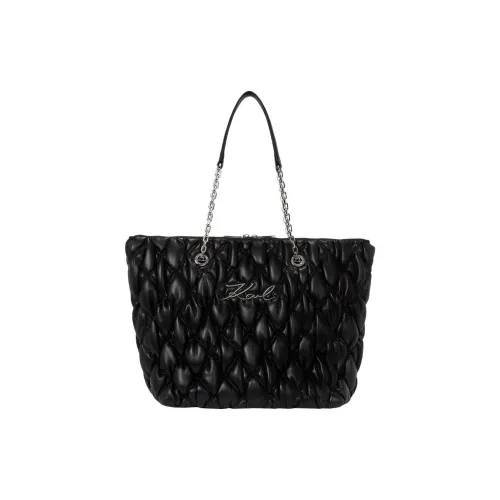 Karl Lagerfeld Полиуретан Одно Плечо Сумка Женская Черная