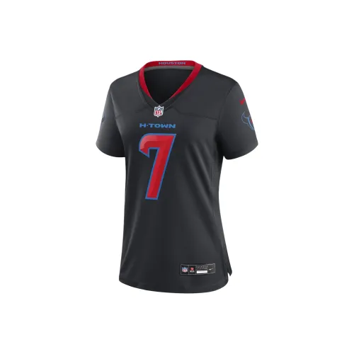 nike NFL FW24 C.J. Stroud Houston Texans Регби Джерси Женские Морской синий