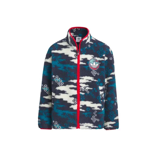 Adidas Originals x FEIFEI RUAN Бархат Feel Куртка Детская Темно-синяя