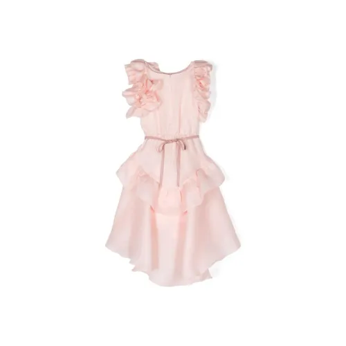 Blumarine Детское платье SS24 Розовый Подростки