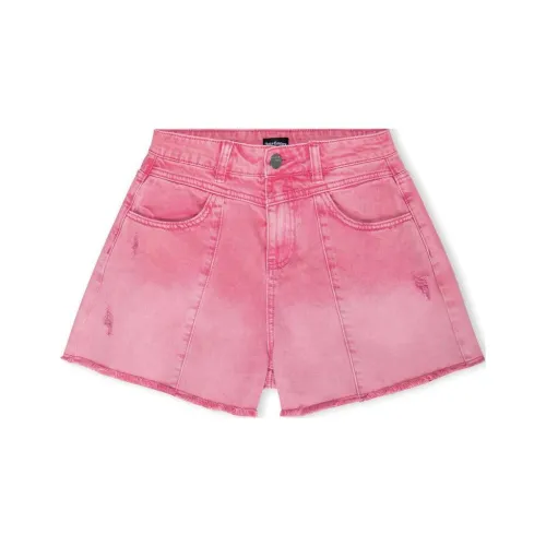 JUICY COUTURE Розовые Женские Джинсовые Шорты