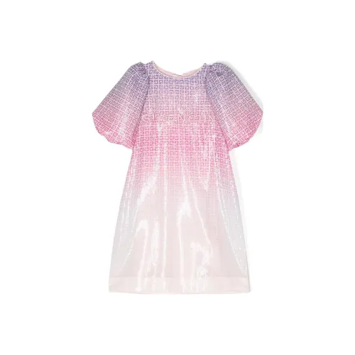 Givenchy Розовые Платья для Детей
