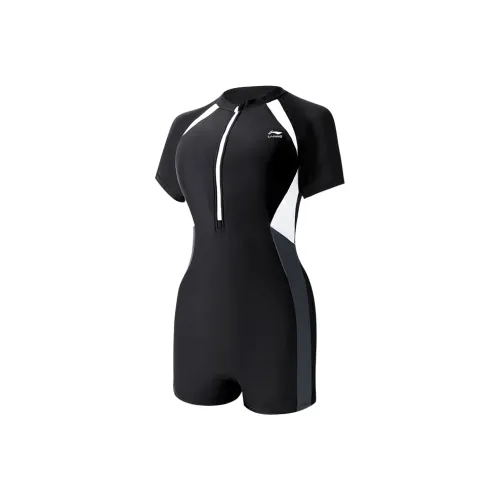 LINING One Piece Купальник Женский Черный Белый Серый