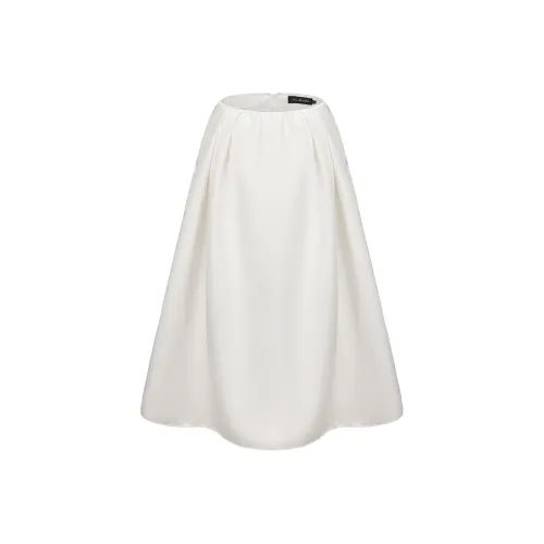 NANA JACQUELINE Повседневный Длинный Юбка Женская Белая