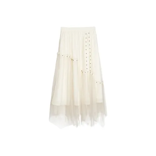 IT'Real SS25 Повседневный Длинный Юбка Женские Светлый Абрикос