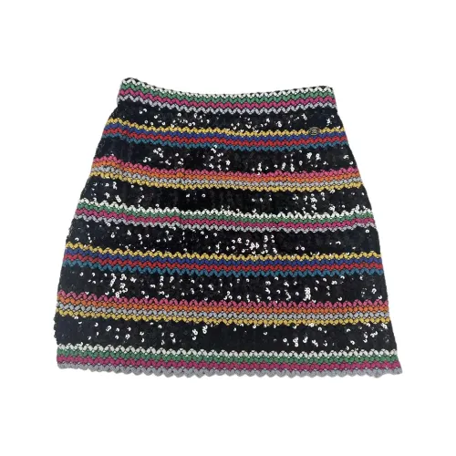 CHANEL 22S Повседневные короткие юбки Женские Многоцветный