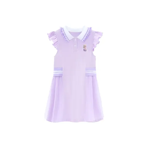 Disney Детское платье фиолетовое для дошкольников