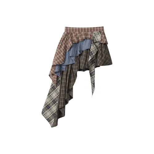 BEAR UNION Повседневные короткие юбки Женские Red