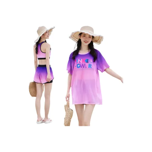 Барби Двухкомпонентный Купальник Женский Фуксия