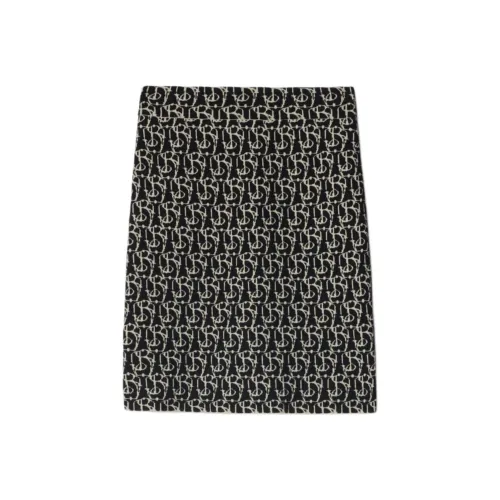 Burberry FW24 Длинная Юбка Женская Черная