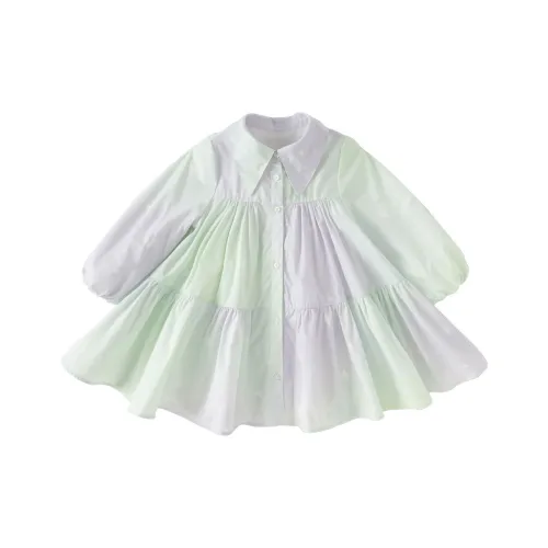 DAVE BELLA Платье Градиентный с принтом для детей