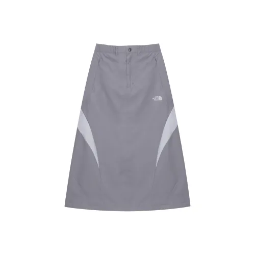 THE NORTH FACE Повседневный Длинный Юбка Женская Серый