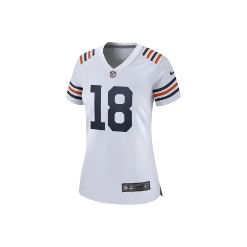 nike NFLChicago Bears Caleb Williams Регби Джерси Женская Белая