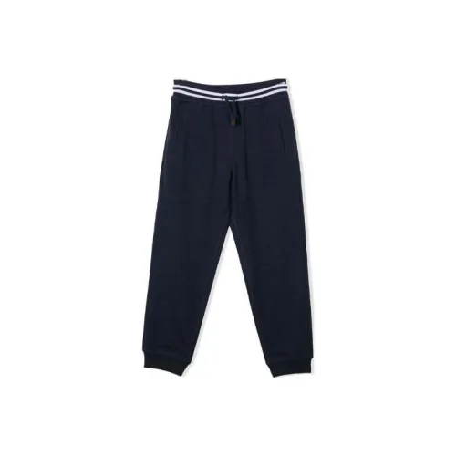 BRUNELLO CUCINELLI Брюки SS22 Темно-синий Детский