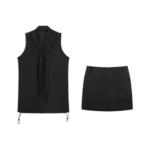 PLANE DRIFT Комплект с юбкой Женские Черный