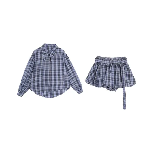 MO VOICE Комплект с юбкой Женские Светло-Синий