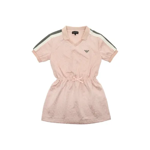 EMPORIO ARMANI Платье SS24 Розовый Детский