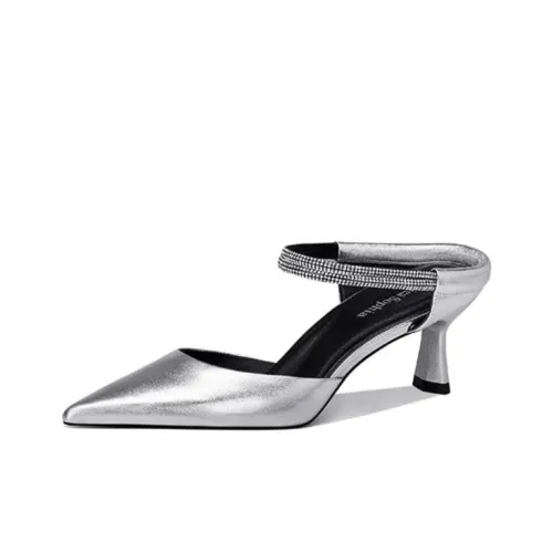 JESSICA SOPHIA Резиновая подошва устойчивая к истиранию домашние тапочки женские