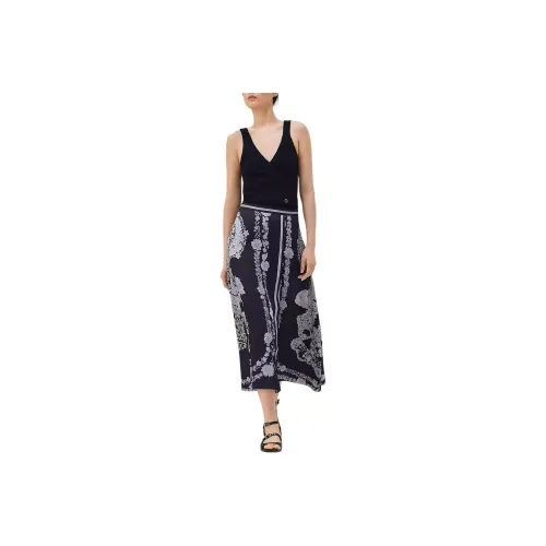 HERMES Повседневная длинная юбка женская темно-синий