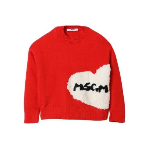 MSGM Красный Kids Свитеры