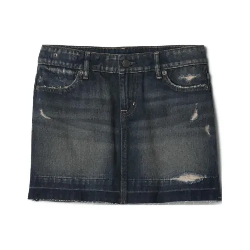 GAP Madhappy Collaboration Синие Женские Джинсовые Короткие Юбки