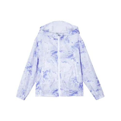 Skechers Kids' Топ Синий и Фиолетовый Tie Dye Подростки