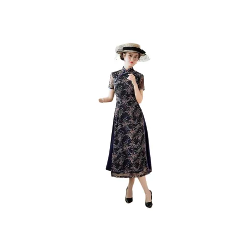 ENEESSI Женские Ципао