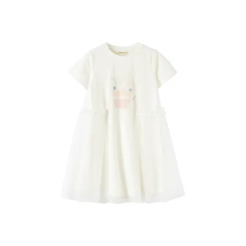 DAVE&BELLA Белые Платья для Детей