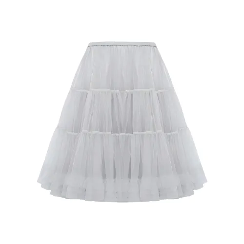 JORYAweekend Повседневный Длинный Юбка Женская Звездно-Серый