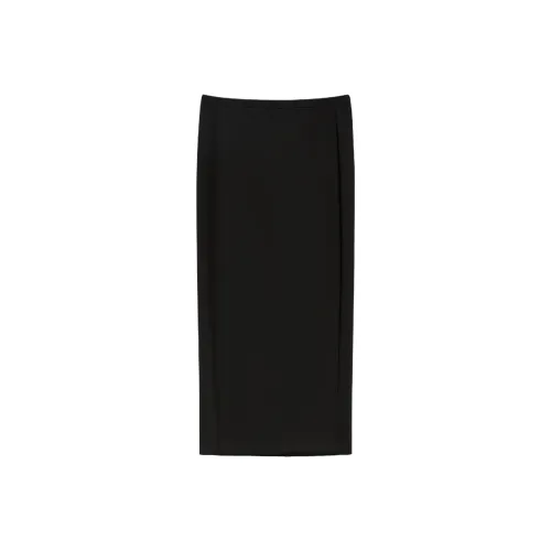 MaxMara Повседневный Длинный Юбка Женские Черный