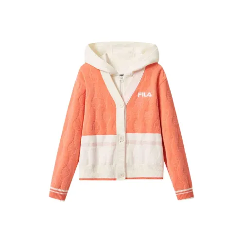 FILA KIDS Свитер Melted Коралловый Подростки