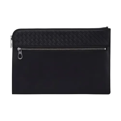 Bottega Veneta Телячья кожа Клатч Стандартный Мужской Черный