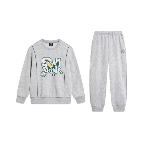 LINING YOUNG Повседневная Спортивная Одежда Детская Светлая Фотиния Серый