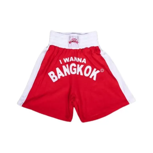 IWANNABANGKOK Red Унисекс Повседневные шорты