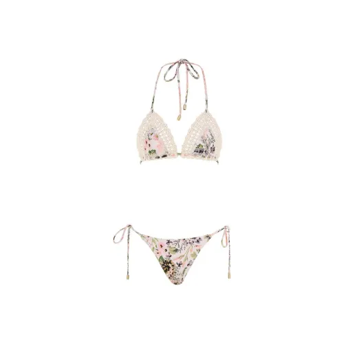 Zimmermann SS24 Бикини Женские Многоцветный