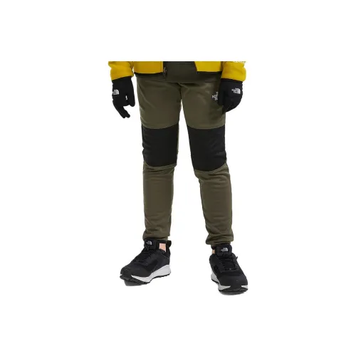 The North Face Вязаные тренировочные штаны зеленые детские