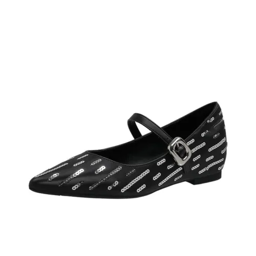 City Camel Квадратный каблук Туфли Мэри Джейн Женские