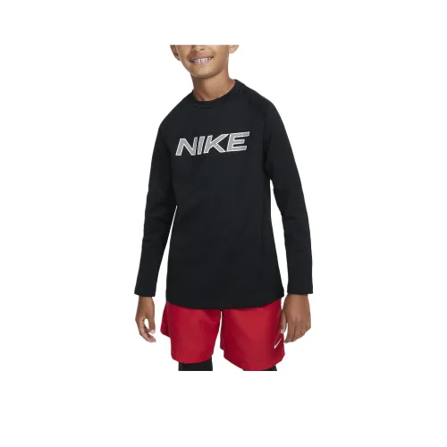 Nike ProDri Форма T Рубашка Черный Белый Подростки