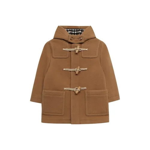 Burberry Детская одежда FW23 Нейлон Пальто Infant And Toddler Коричневый