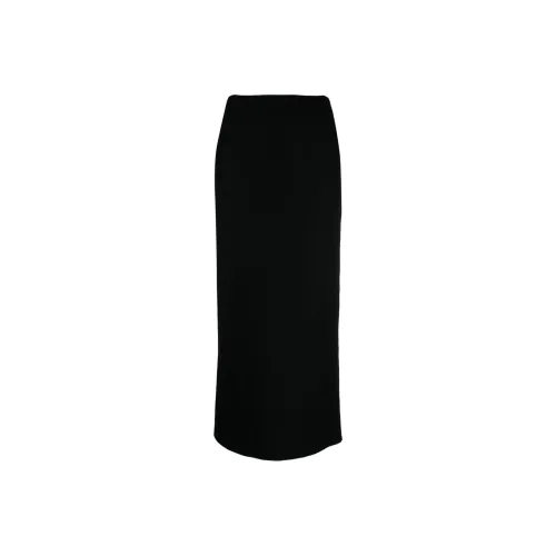 Yohji Yamamoto Повседневный Длинный Юбка Женские Черный