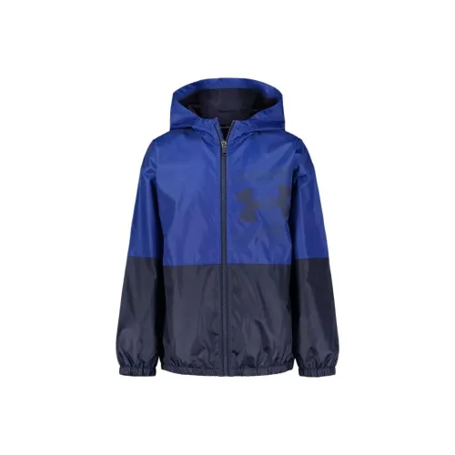 Under Armour Детские софтшелл-куртки UA Wintuck с большим логотипом ZIP UP WINDBREAKER для детей
