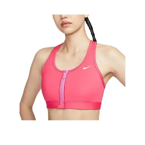 nike Swoosh Спортивное белье Женское Астра Розовый Тонкий Фиолетовый Розовый Белый