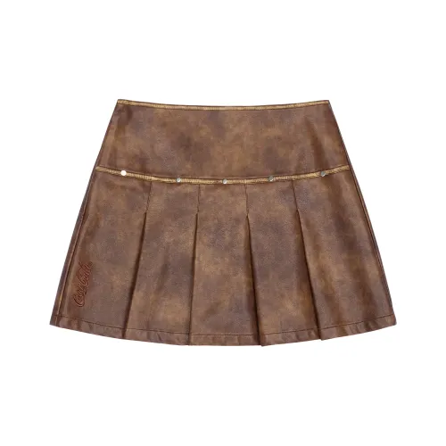 Coca Cola Кожаные короткие юбки Женские