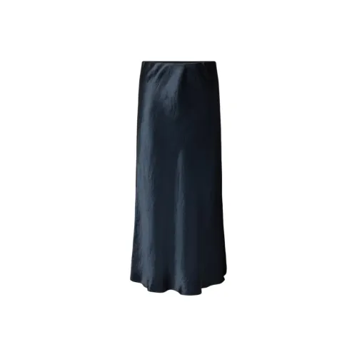 MaxMara Повседневный Длинный Юбка Женская Синяя