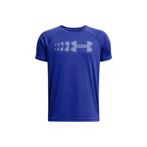 Under Armour Kids Технический синий Т-рубашки