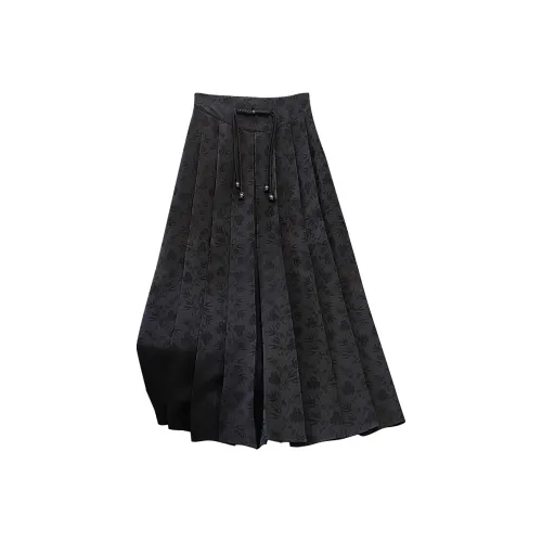 TOUCH Повседневный Длинный Юбка Женская Черная