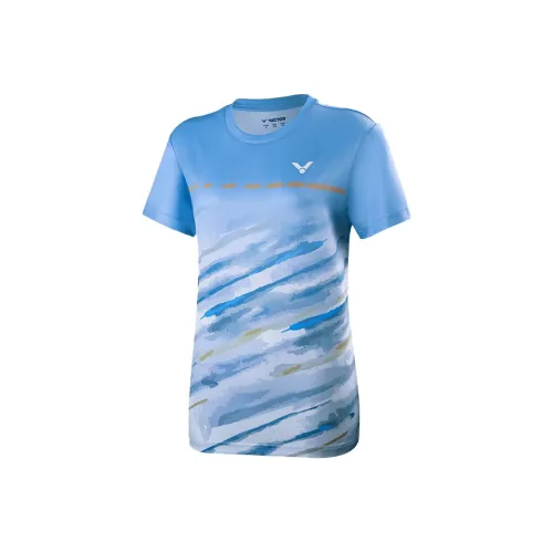 VICTOR Бадминтон Джерси Женские Outlook Синий